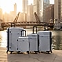 InUSA Resilience 4-Piece Hardside Spinner Luggage Set, TSA Checkpoint Friendly, Silver (IURESSMLXL-SIL)~#|#~5D48892F-EED9-4DCE-842D7DD550E2D481_sc7