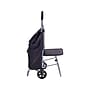 Trolley Dolly Foldable Shopping Cart with Seat, 110 Lbs., Black (01-595)~#|#~5D4A51CF-6D12-4835-97811AA0181385CA_sc7