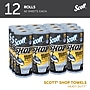 Scott Shop Towels Heavy Duty, 10.4" x 11", Blue, 60 Sheets/Roll, 12 Rolls/Carton (32992)~#|#~5D529663-D919-4B93-81720F1463B468DC_sc7
