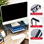 Staples Metal Mesh Monitor Stand, Up to 32" Monitor, Navy Blue (ST63853)~#|#~5D550966-2B79-429B-82252491AFF6CD3B_sc7