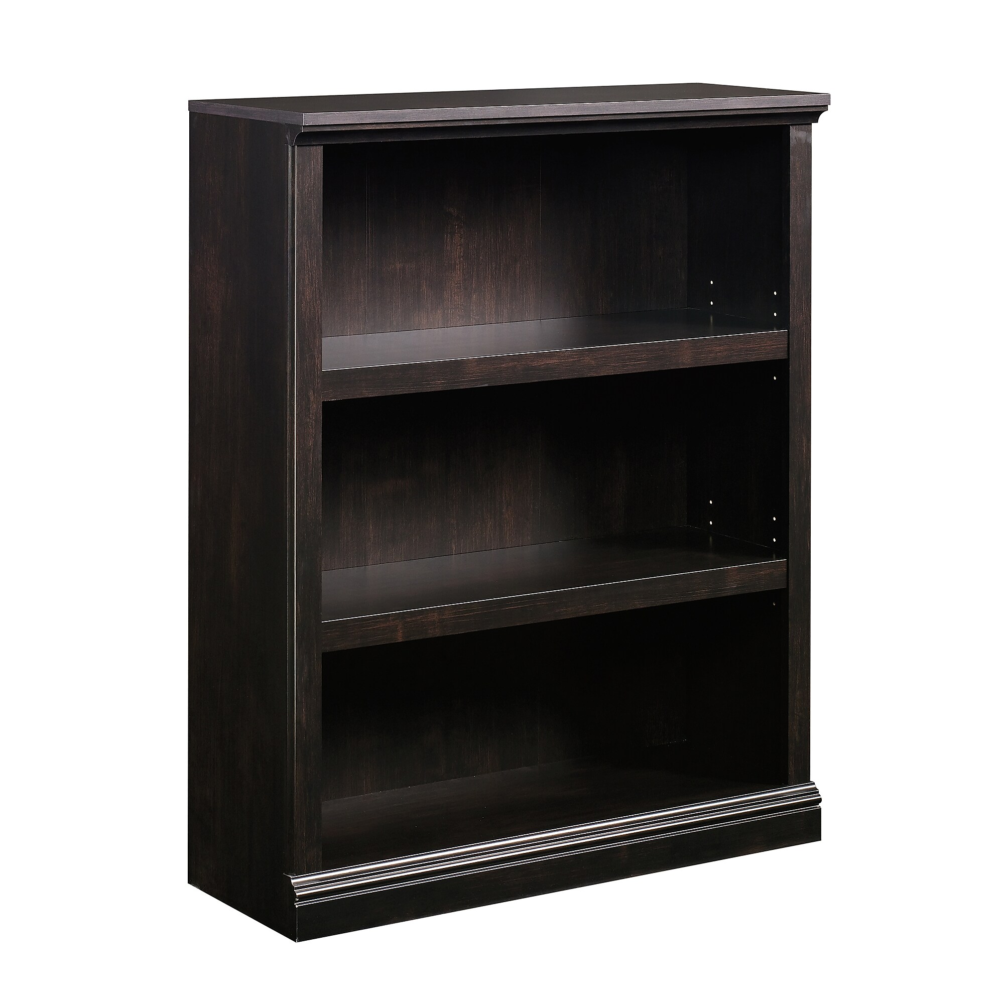 Sauder Select 44″H 3-Shelf Bookcase, Estate Black (420175) Sansujyuku sansujyuku.com