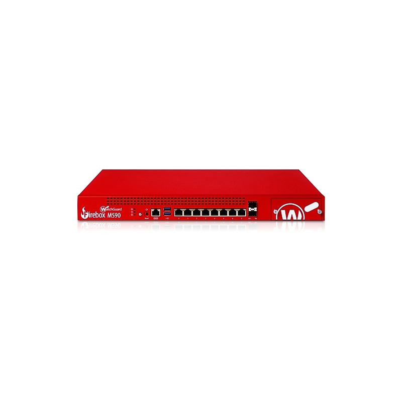 WatchGuard Firebox M590 Wired Network Security/Firewall Appliance, Desktop (WGM59002101) image 1