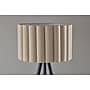 Adesso Caldwell 61"H Black Floor Lamp with Beige Linen Shade (4227-01)~#|#~5D584FF6-BF23-4085-A43A77E3C677F6E3_sc7