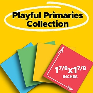 Post-it Super Sticky Notes, 2" x 2", Playful Primaries Collection, 90 Sheets/Pad, 18/Pads (622-18SSAN-CP)~#|#~5D5EA046-6785-407C-B28FC94E836BDBCD_sc7