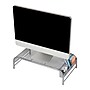 Mind Reader Ventilated Monitor Stand with Side Storage, Silver (MESHM-SIL)~#|#~5D61AD65-E5EF-4D66-B44519F6F56DF140_sc7