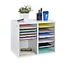 AdirOffice 500 Series 12-Compartment Literature Organizer, 20" x 11.8", White (500-12-WHI)~#|#~5D63F739-3410-4728-8A33C2F231F1D156_sc7