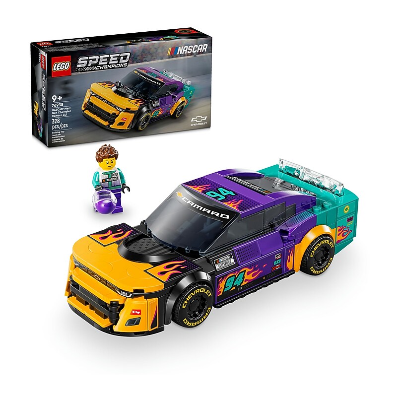 LEGO Speed Champions NASCAR Next Gen Chevrolet Camaro ZL1, 328 Pieces (76935) image 1