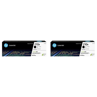 HP 210A Black Standard Yield Toner Cartridge, 2/Pack (W210A2PK-VB) Sansujyuku sansujyuku.com