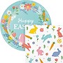 Say Hooray! Easter Frills Disposable Paper Plates and Napkins Set, 48/pack (DTC9647E2G)~#|#~5D683431-BAA6-454B-8D5E9F3774695C10_sc7