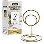Global Printed Products Card Holder, Table Top/Countertop, Gold Metal, 20/Pack (WRHLDR-GLD)~#|#~5D6867FC-C84C-443E-A28C87BD2F4E398F_sc7