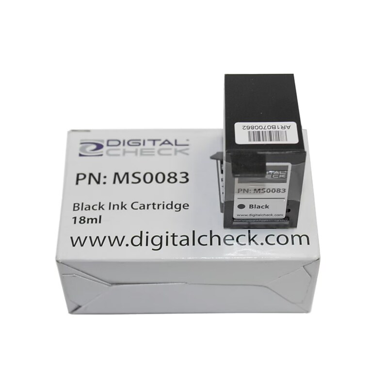 Digital Check Corp MS0083 Black Standard Yield Ink Cartridge image 1