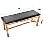Viva Comfort Exam Table, 400 lbs. Capacity, Black (ADI996-04-BLK-MK)~#|#~5D6D83A5-5101-4EAE-BB88E66787FC563F_sc7