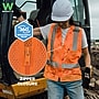 Ergodyne GloWear 8210ZW-S High Visibility Women’s Vest, ANSI Class R2, Orange, X-Large (22435)~#|#~5D7170F3-5217-4725-8AB872D614C28FF0_sc7