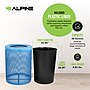 Alpine Industries 4460 Series Steel Mesh Outdoor Trash Can with Liner, 36 Gallon, Blue (ALP4460-01-BLU)~#|#~5D750FCA-30F9-4E20-92AFFE56ACB8B775_sc7