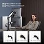 Fellowes Platinum Series Dual Stacking Adjustable Monitor Arm, Up to 27", Black (8043401)~#|#~5D812431-7063-40A3-872D952BAB7767AF_sc7