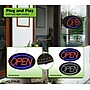 Alpine Industries Open Indoor LED Oval Sign,  23" x 14", 2/Pack (497-02-2PK)~#|#~5D872F86-B4F3-4134-A89297C0ADD3BB36_sc7