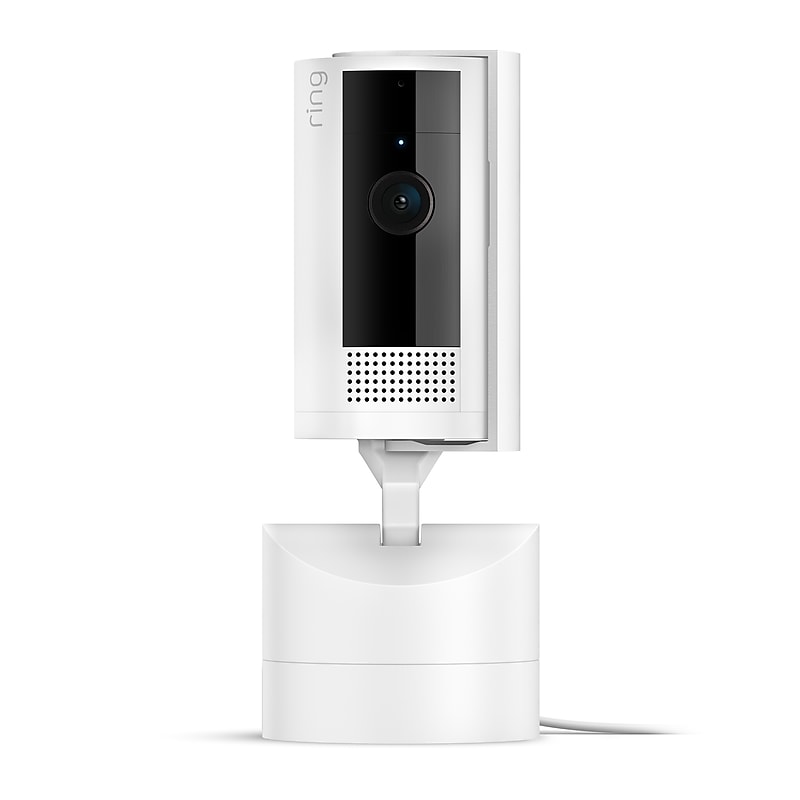 Ring Pan-Tilt Indoor Wired Security Camera, White (B0CG2VS5FD) image 1