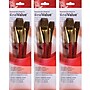 Princeton RealValue Mixed Media Natural Camel Variety Brush Set, Red, 3/Set, 3 Sets/Bundle (PBXPR9122-3)~#|#~5D8F13C9-5065-4A59-BAF38910DD4CA99F_sc7