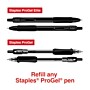 Staples ProGel Gel-Ink Pen Refill, Fine Point, Black Ink, 2/Pack (ST63292)~#|#~5D936531-81ED-46E3-8E4741B2D45B6DE4_sc7