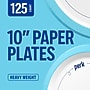 Perk™ Heavy-Weight Paper Plates, 10", Blue/White, 125/Pack (PK54330)~#|#~5D93FDB7-0D29-4EEC-B13B6087B7EEB781_sc7