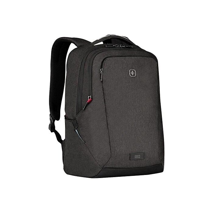Wenger MX Professional Laptop Backpack, Heather Gray Polyester