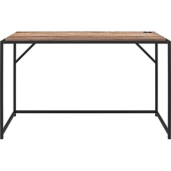 Ameriwood Quincy 49"W Writing Desk, Weathered Oak (DE97973)