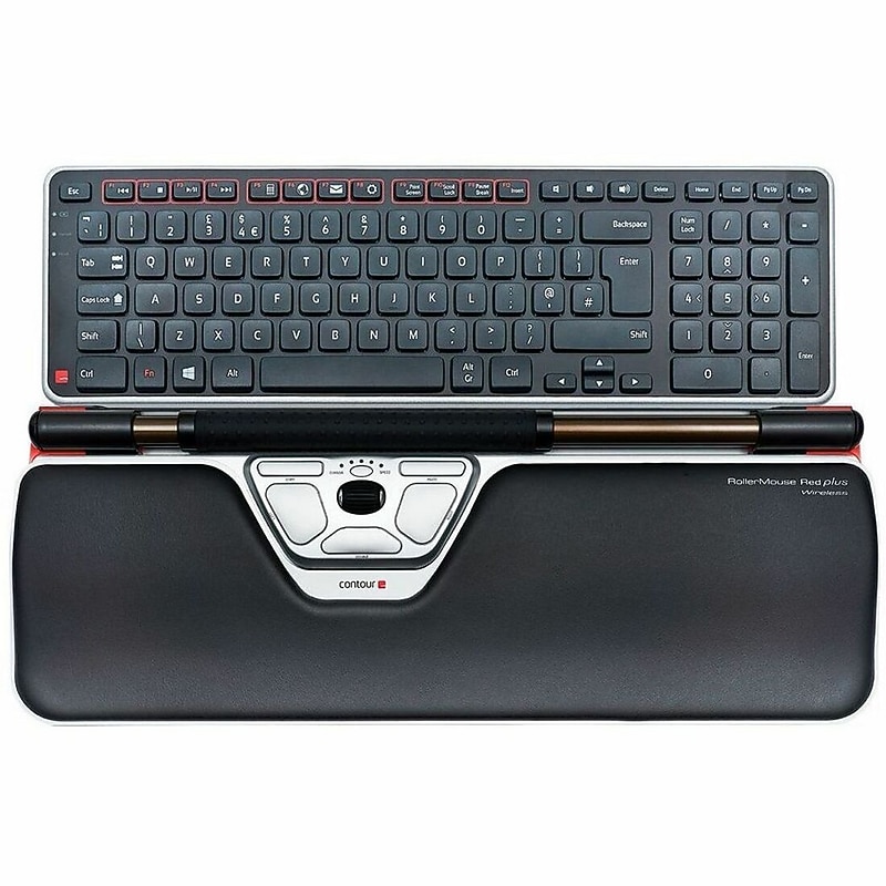 Contour Ultimate Workstation PLUS Ergonomic Keyboard and Optical Mouse Combo, Black (121283) image 1