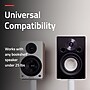 Fluance Floor Speaker Stands with Cable Management, Square Base, White, 2/Pair~#|#~5DA05EED-5504-4413-932447622A31C54B_sc7