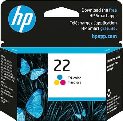 HP 22 Tri-Color Standard Yield Ink Cartridge, Prints Up to 165 Pages (C9352AN#140) Sansujyuku sansujyuku.com
