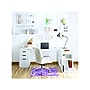 Deflect-O FashionMat Purple Rain Hard Floor Chair Mat, 35" x 40", Low-Pile, Purple/White (CM3540PR)~#|#~5DA51D5A-35E6-4E30-B07AF81D12137F06_sc7