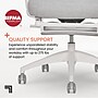 Sharper Image S-850 Heated Ergonomic Mesh Swivel Executive Massage Chair with Footrest, Light Gray/White (60106-LGRYWHT)~#|#~5DA798EF-7BBF-45EA-8F32F75B12DB289C_sc7