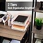 Mind Reader 2-Compartment Stackable Metal Tray, Pink (CSTACK2-PNK)~#|#~5DADBD8E-A0D1-4F3F-AF33F73AD9A48BB1_sc7