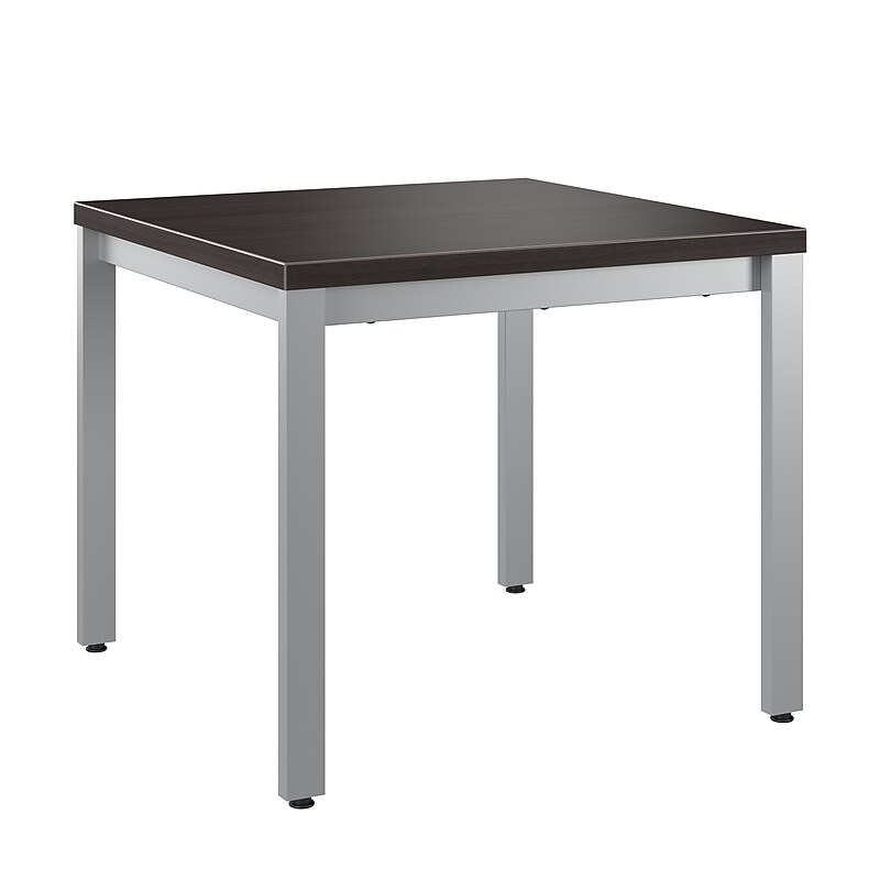 Bush Business Furniture Arrive 23"W x 23"D End Table, Storm Gray (AVT124SG) image 1