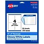 Avery Rectangle Laser/Inkjet Multipurpose Labels, White, 4 Labels/Sheet, 50 Sheets/Pack (19479311209)~#|#~5DB75711-08C7-4467-82DE055174413FF0_sc7