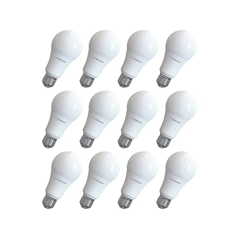 Viribright 8-Watts Daylight LED General-Purpose Bulb, Dozen (640340-12) image 1