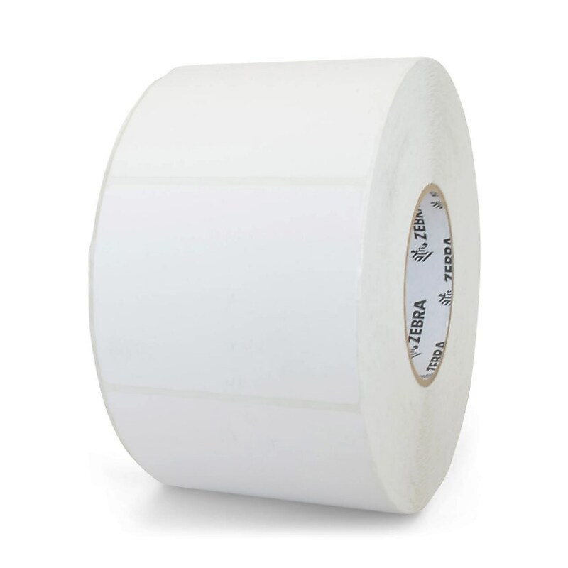 Zebra® Z-Select® 800740-305 4000D Paper Thermal Transfer Label for Barcode Printers, 3"(H) x 4"(W) image 1
