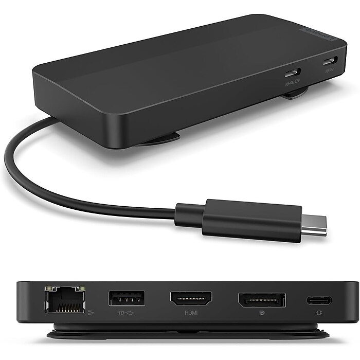 Lenovo Dual Display Travel Dock USB-C Universal Docking Station