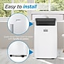 Black & Decker 115-Volt 14,000 BTU 10,200 (BTU DOE) Portable Air Conditioner with Remote, White (BPT10WTB)~#|#~5DBFEB0E-AD1C-4984-A705B50EA86112AE_sc7