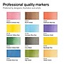 Winsor & Newton Promarker Dual-Tip Watercolor Alcohol Based Marker, Basic Tones, 12/Pack (WNX0290165)~#|#~5DC19E21-71C8-43D0-9A3BD3E2A7FFF4DF_sc7
