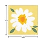 Creative Converting Sweet Daisy Party Beverage Napkin, Yellow/White, 48/Pack (DTC372467BNAP)~#|#~5DC23DB4-1795-4EA0-A72340298C33D2E2_sc7
