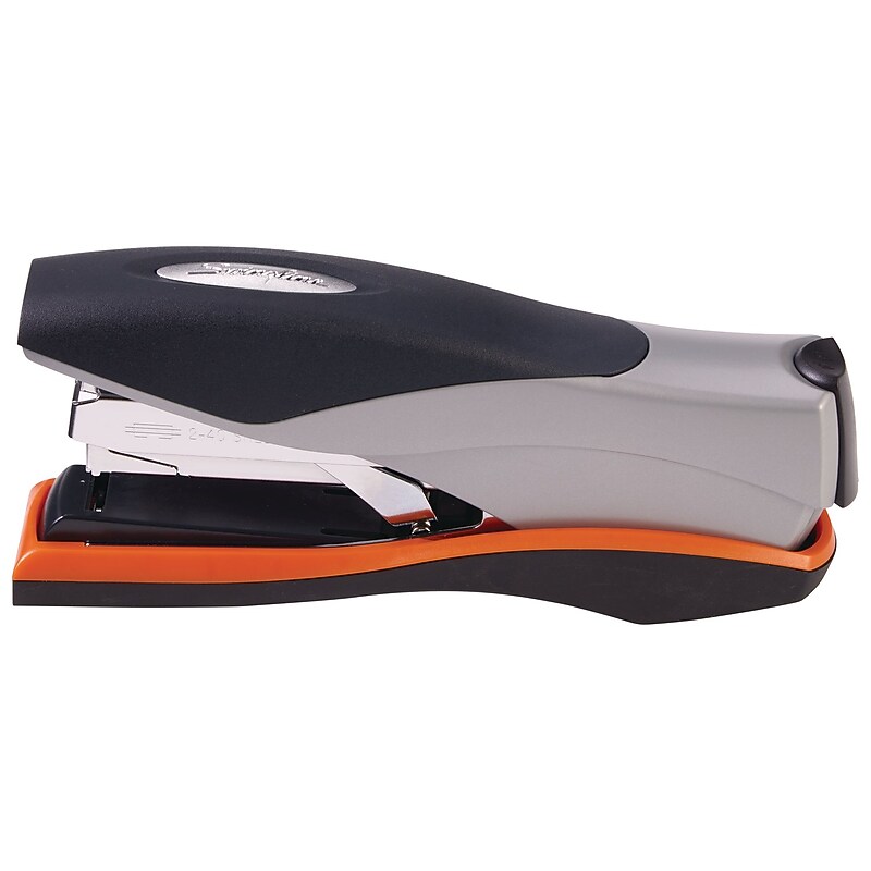 Swingline Optima 40 Reduced Effort Desk Stapler, 40-Sheet Capacity, Silver/Black (87845) image 1