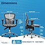 Click365 Ergonomic Mesh Swivel Task Chair, Grey (CCHR10002B)~#|#~5DCC85F9-F8C8-4D88-837E49BAA14EC8A5_sc7