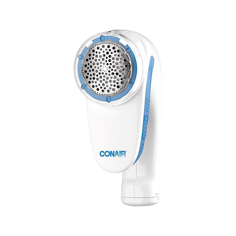 Conair Battery-Operated Fabric Shaver, White/Blue (CLS1X) image 1