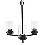 Lalia Home 3-Light 15" Classic Clear Glass and Metal Hanging LED Pendant Chandelier, Restoration Bronze (LHP-3012-RZ)~#|#~5DCD9FA1-C327-45AF-ABA0CE2151AF1F13_sc7