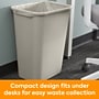 Coastwide Professional™ Plastic Trash Can, 10.25 Gallon, Beige (CW56434)~#|#~5DD3685B-49BA-4380-B336B743ED01B06E_sc7