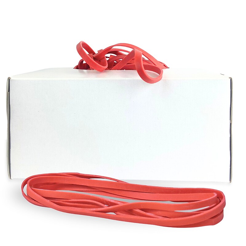 Alliance Red Packer Oversized #172 Rubber Bands, 8.5" x 0.25", Red, 70/Pack, (97725) image 1