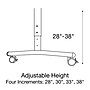 Correll 72"W x 30"D Adjustable Foldable Rectangular Training Room Table, Laminate, With Wheels, Black Granite~#|#~5DD70196-2BD5-49DA-9C9CA71FF2DFA5FA_sc7