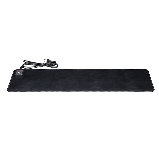 Victor Technology Heetz Heated Foam Non-Skid Desk Pad, Black