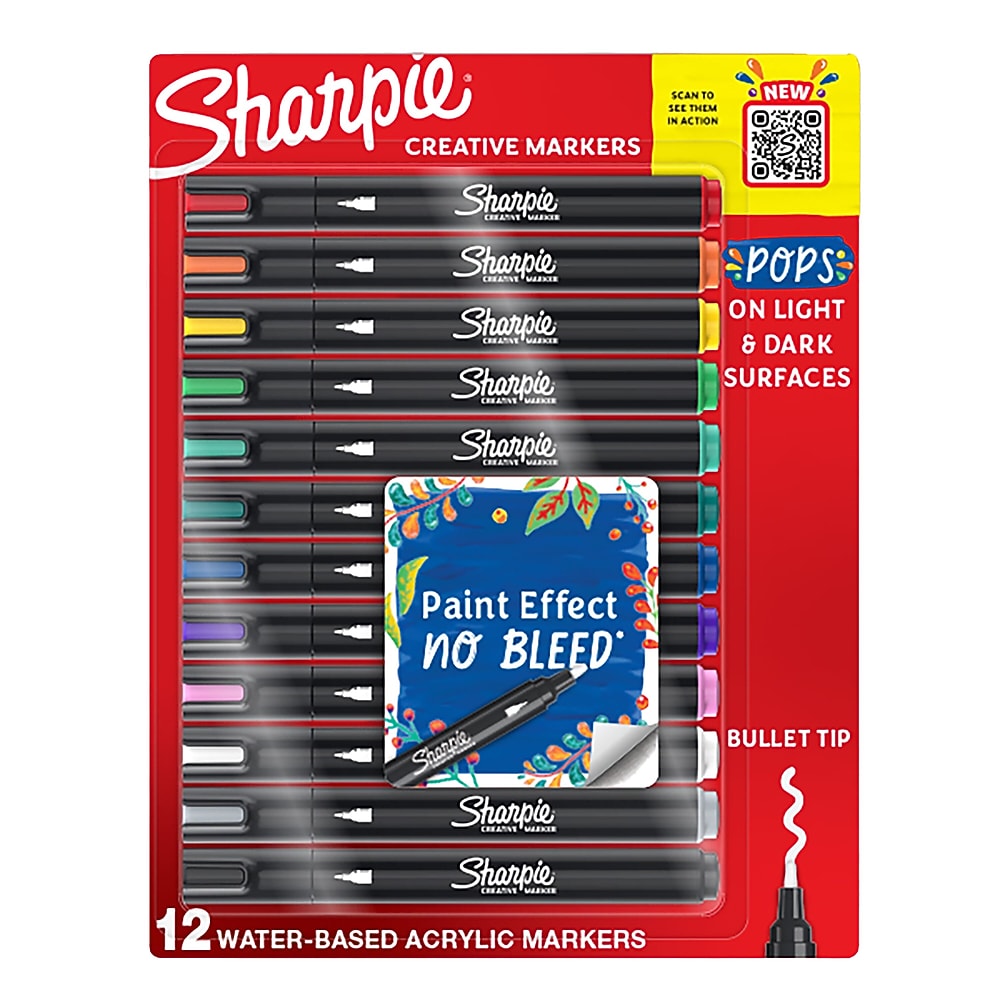 Sharpie® creative markers, 12/pk