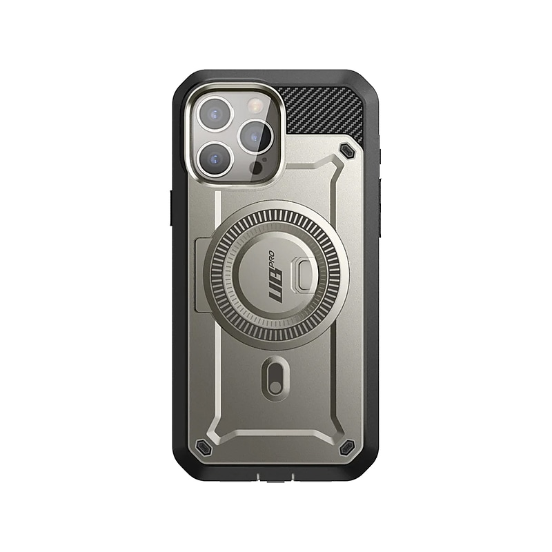 SUPCASE Unicorn Beetle PRO MAG Rugged Case for iPhone 15 Pro, Shock-Absorbing, Titan Gray image 1